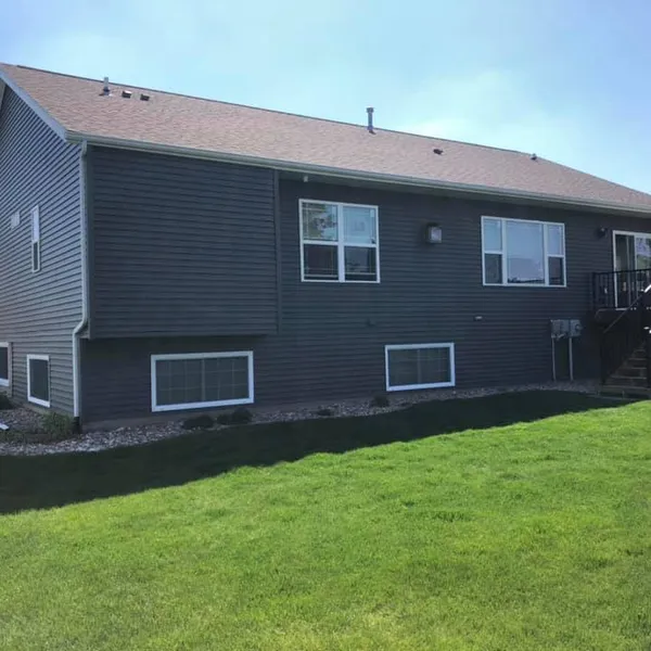 completed siding project