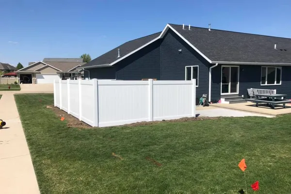 Vinyl Fence Installation project