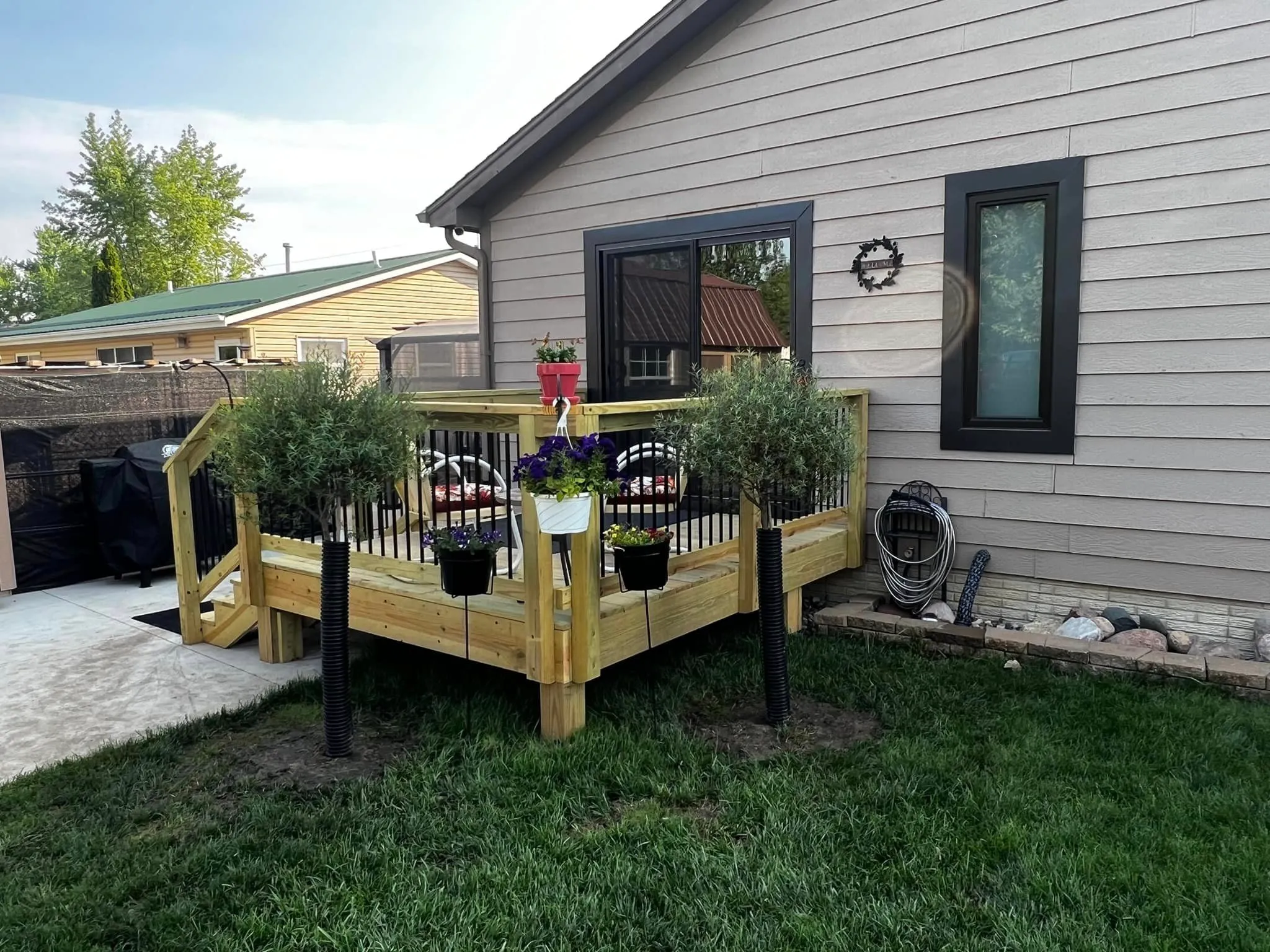 finished construction project