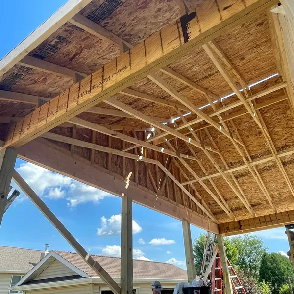 completed framing project