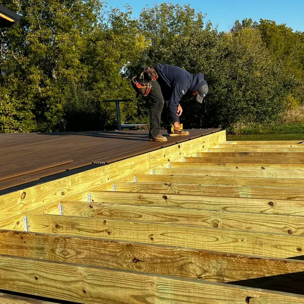 completed framing project