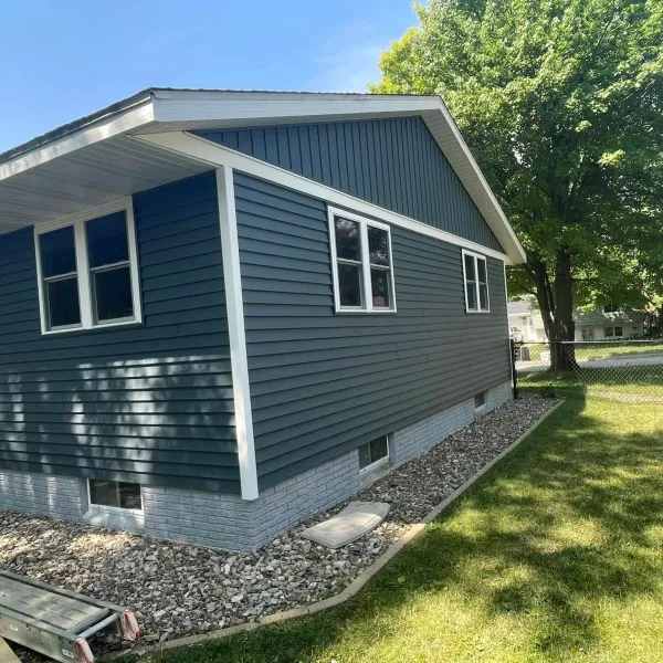 completed hail-damage-repair project