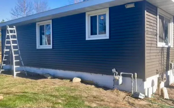 completed hail-damage-repair project